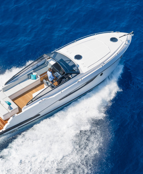 Un bateau vue de haut