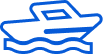 Icône bateau à moteur